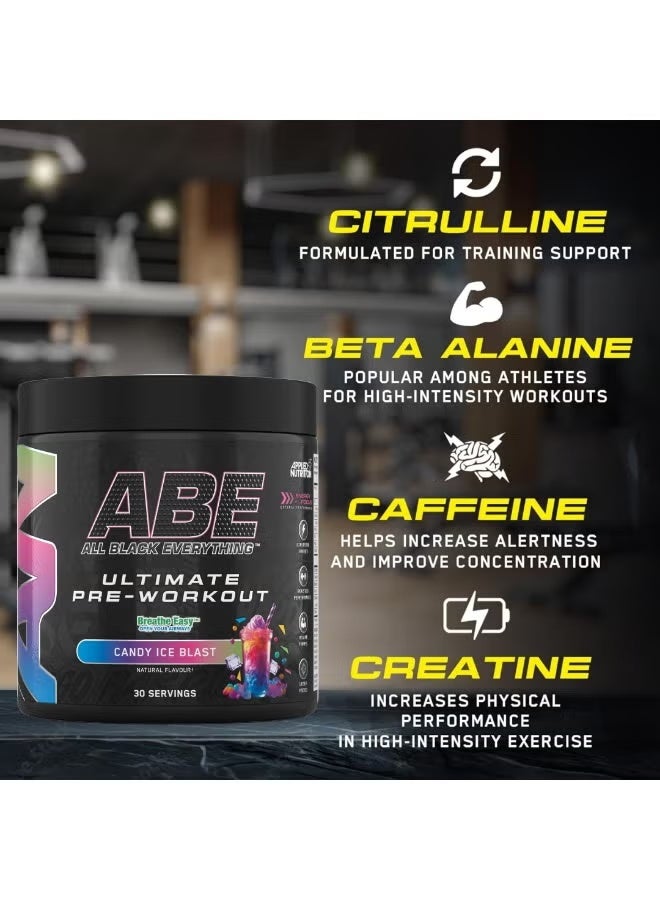 أبلايد نيوتريشن مكمل ما قبل التمرين ABE Ultimate بنكهة كاندي آيس بلاست - 30 حصة - Image 2